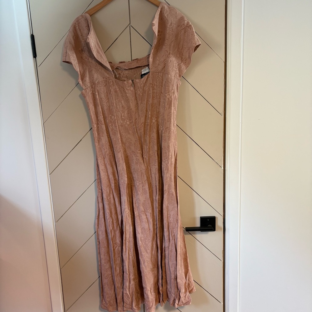 Carole Little Vintage Lace Detail Dress in Dusty Rose Size 12 - Picture 3 of 5